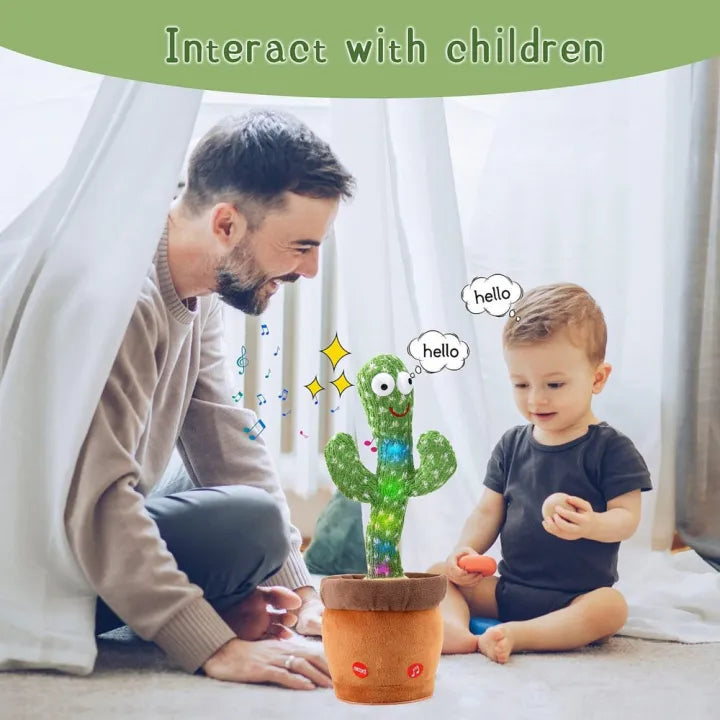 Musical Dancing Cactus Toy – Singing & Dancing Interactive Cactus for Kids