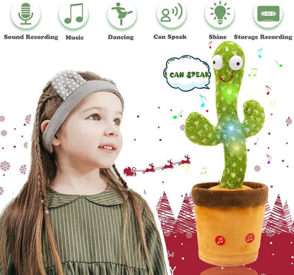 Musical Dancing Cactus Toy – Singing & Dancing Interactive Cactus for Kids