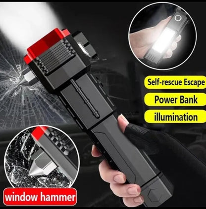 High Power LED Torch – Rechargeable Super Bright Flashlight for Camping, Outdoor & Emergency Use