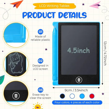 Kids Writing Tablet – LCD Drawing Pad for Children with Reusable Writing Screen