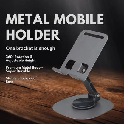 Premium Adjustable Foldable Phone Stand for All Smartphones | Universal Multi-Angle Mobile Holder