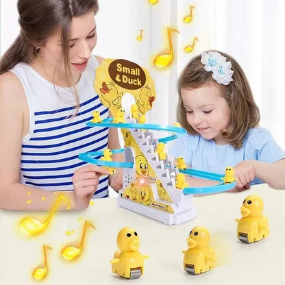 Musical Duck Climbing Toy – Interactive Electric Dancing Duck Toy with Music & Lights