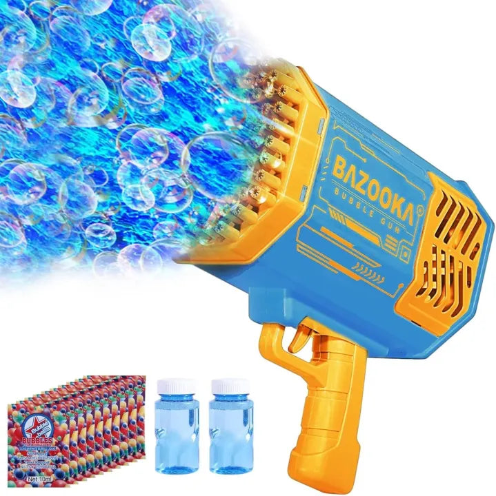 Bubble Machine Gun – Automatic Bubble Blaster Toy for Kids with Lights & Fun