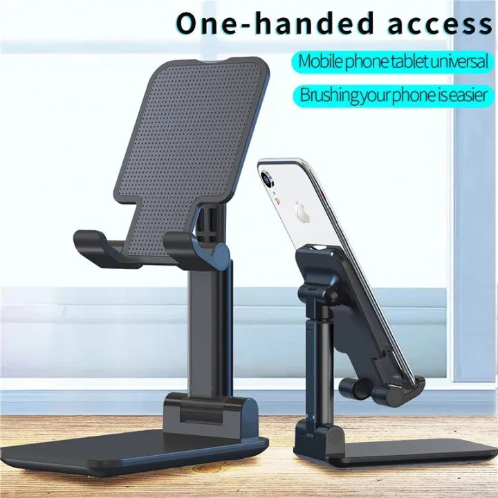 Premium Adjustable Foldable Phone Stand for All Smartphones | Universal Multi-Angle Mobile Holder