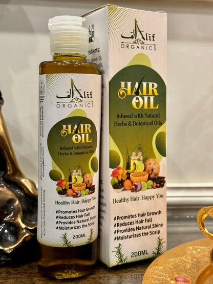 Premium Organic Hair Growth Oil – Reduce Hair Fall & Boost Healthy Hair