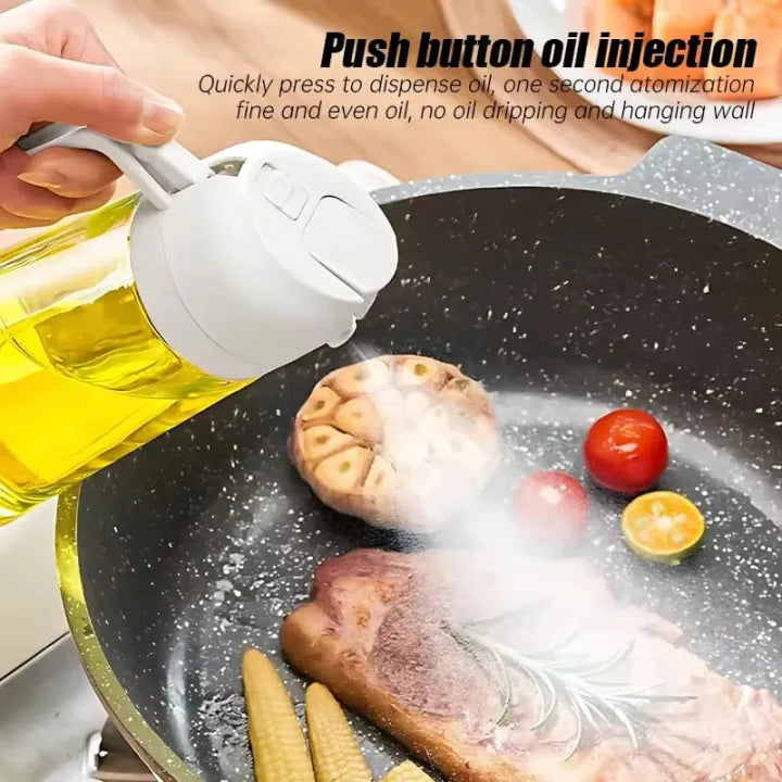 Refillable Oil Spray Bottle – Kitchen Oil Mister for Cooking, Baking & Air Frying
