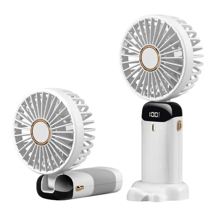Portable Mini Cooling Fan – USB Rechargeable Personal Desk Fan for Home, Office & Travel