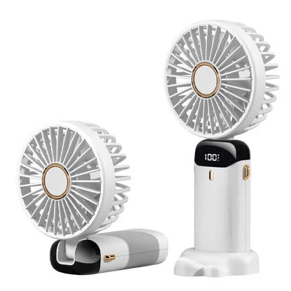 Portable Mini Cooling Fan – USB Rechargeable Personal Desk Fan for Home, Office & Travel