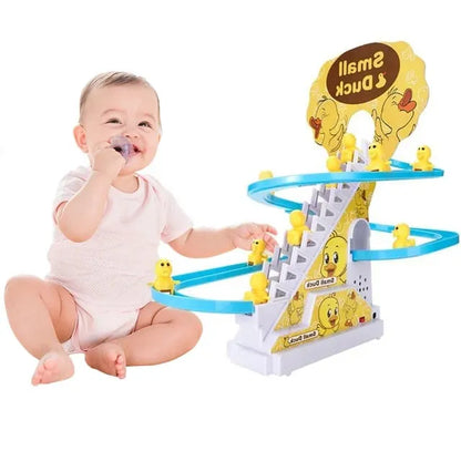 Musical Duck Climbing Toy – Interactive Electric Dancing Duck Toy with Music & Lights