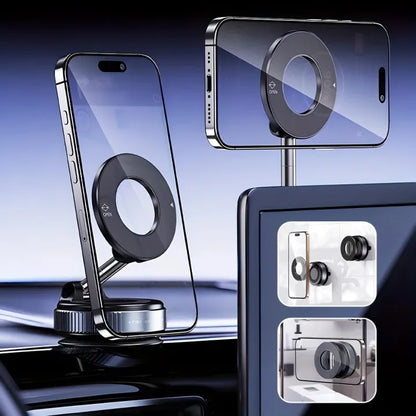 Magnetic Car Phone Holder – 360° Adjustable Universal Phone Mount for Dashboard & Air Vent