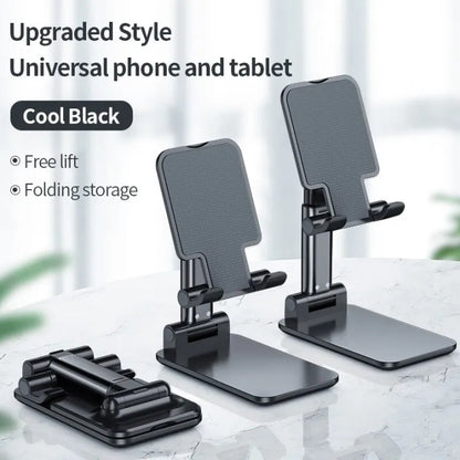 Premium Adjustable Foldable Phone Stand for All Smartphones | Universal Multi-Angle Mobile Holder
