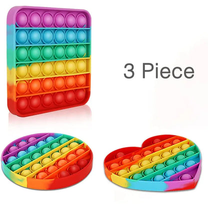 Push Pop Fidget Toy – Sensory Bubble Popper Toy for Stress Relief & Fun
