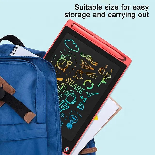 Kids Writing Tablet – LCD Drawing Pad for Children with Reusable Writing Screen
