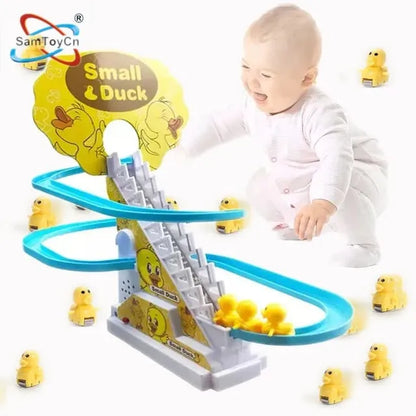 Musical Duck Climbing Toy – Interactive Electric Dancing Duck Toy with Music & Lights