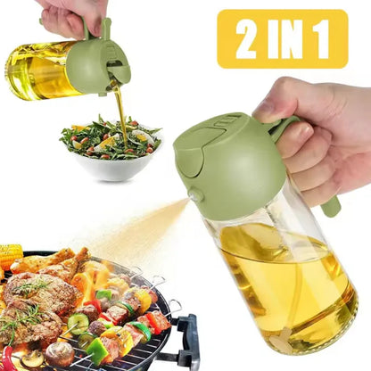 Refillable Oil Spray Bottle – Kitchen Oil Mister for Cooking, Baking & Air Frying