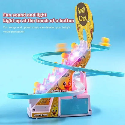 Musical Duck Climbing Toy – Interactive Electric Dancing Duck Toy with Music & Lights