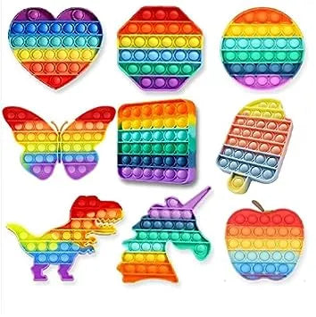 Push Pop Fidget Toy – Sensory Bubble Popper Toy for Stress Relief & Fun