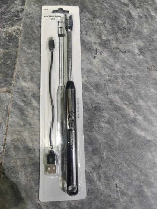 Rechargeable Electric Lighter – USB Rechargeable Windproof Plasma Arc Lighter