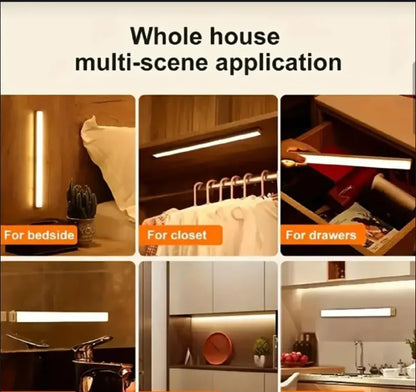 Rechargeable LED Sensor Light – Motion Activated Wireless Night Light for Home