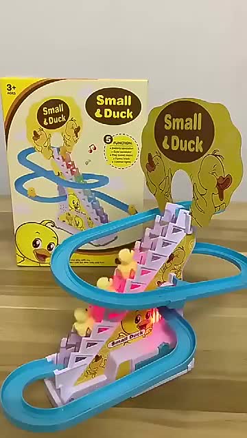 Musical Duck Climbing Toy – Interactive Electric Dancing Duck Toy with Music & Lights