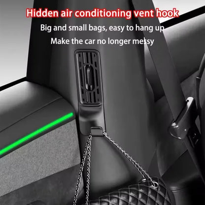 Premium Car Air Vent Hook – Universal 2-in-1 Bag & Purse Holder for All Cars
