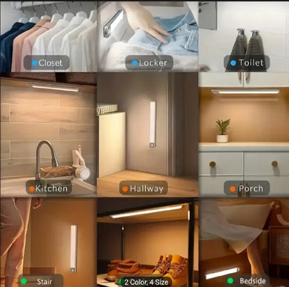 Rechargeable LED Sensor Light – Motion Activated Wireless Night Light for Home