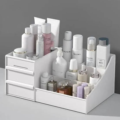 Premium Cosmetic Storage Box – Makeup Organizer with Compartments for Beauty Essentials