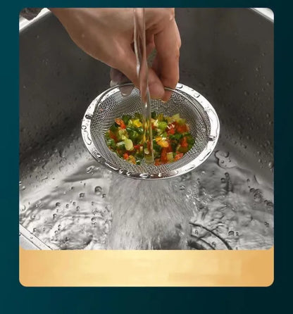 Sink Drain Filter Basket – Stainless Steel Kitchen Sink Strainer for Food Waste & Debris