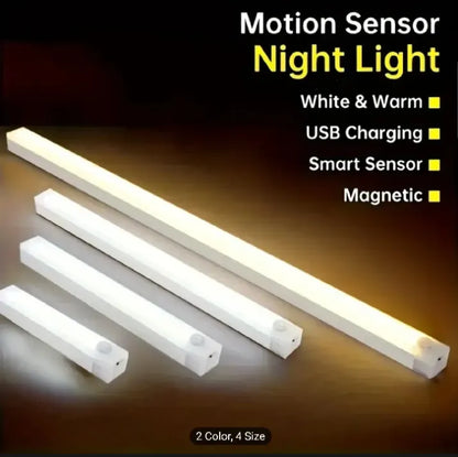 Rechargeable LED Sensor Light – Motion Activated Wireless Night Light for Home