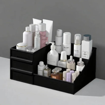 Premium Cosmetic Storage Box – Makeup Organizer with Compartments for Beauty Essentials