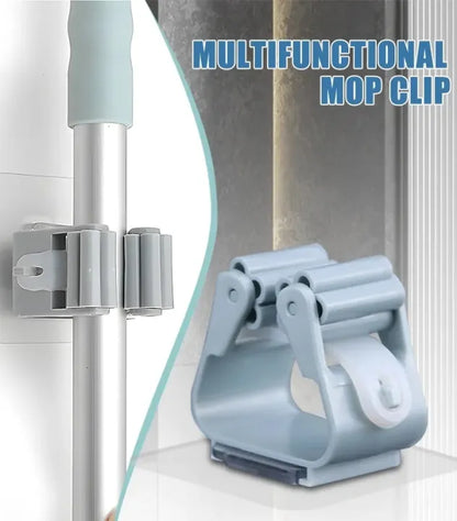 Broom & Mop Holder – Wall Mounted Organizer for Cleaning Tools & Storage