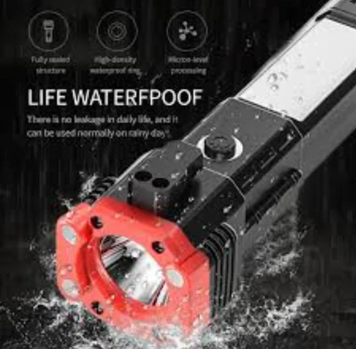 High Power LED Torch – Rechargeable Super Bright Flashlight for Camping, Outdoor & Emergency Use
