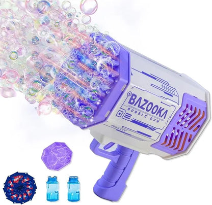 Bubble Machine Gun – Automatic Bubble Blaster Toy for Kids with Lights & Fun