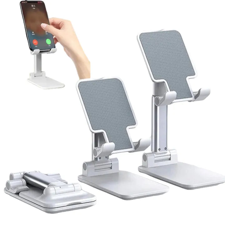 Premium Adjustable Foldable Phone Stand for All Smartphones | Universal Multi-Angle Mobile Holder