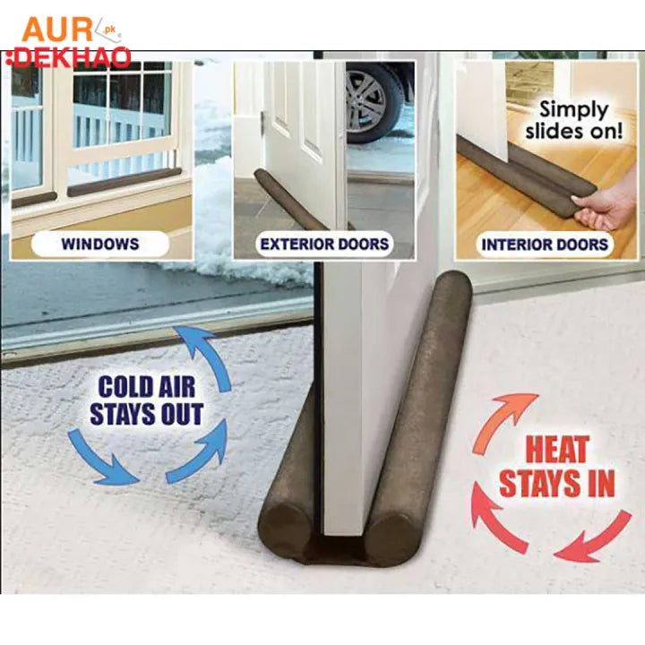 Door Bottom Seal – Draft Stopper Weather Strip for Noise, Dust & Cold Protection