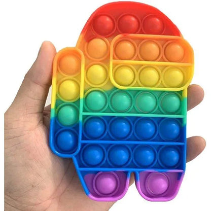 Push Pop Fidget Toy – Sensory Bubble Popper Toy for Stress Relief & Fun